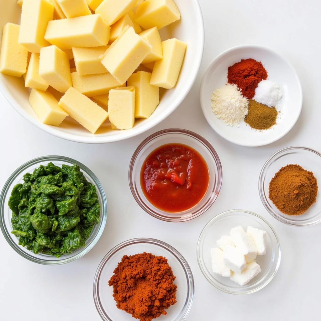 Close-up of veggie straw ingredients