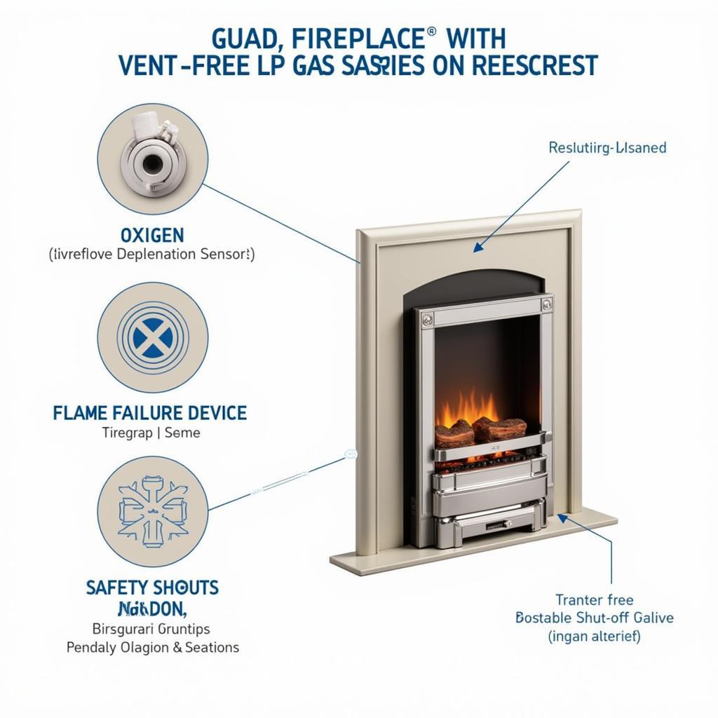 Vent-Free LP Gas Fireplace Insert Safety Features