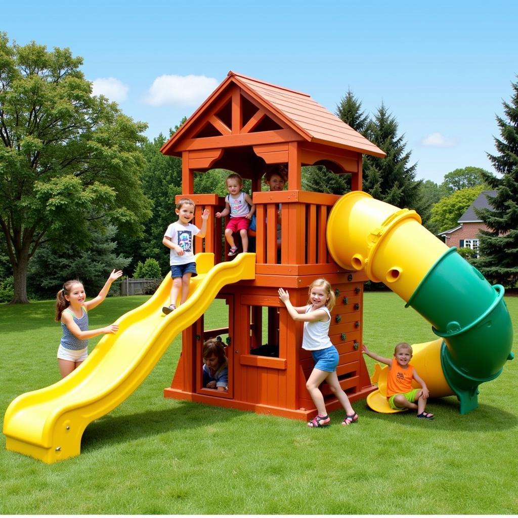 Colorful Vinyl Playset