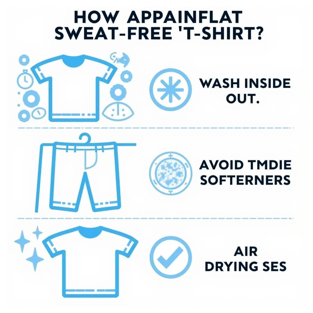 Washing Instructions for Sweat-Free T-Shirts