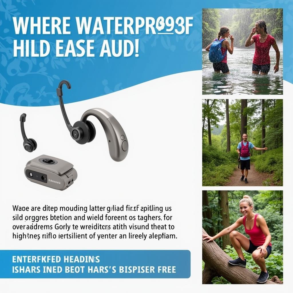 Active lifestyle with waterproof hearing aids