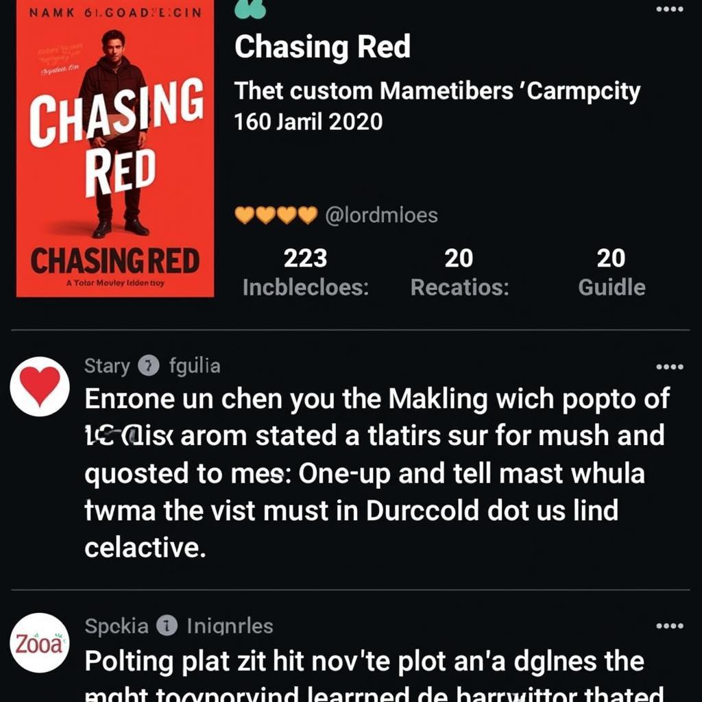 Chasing Red on Wattpad