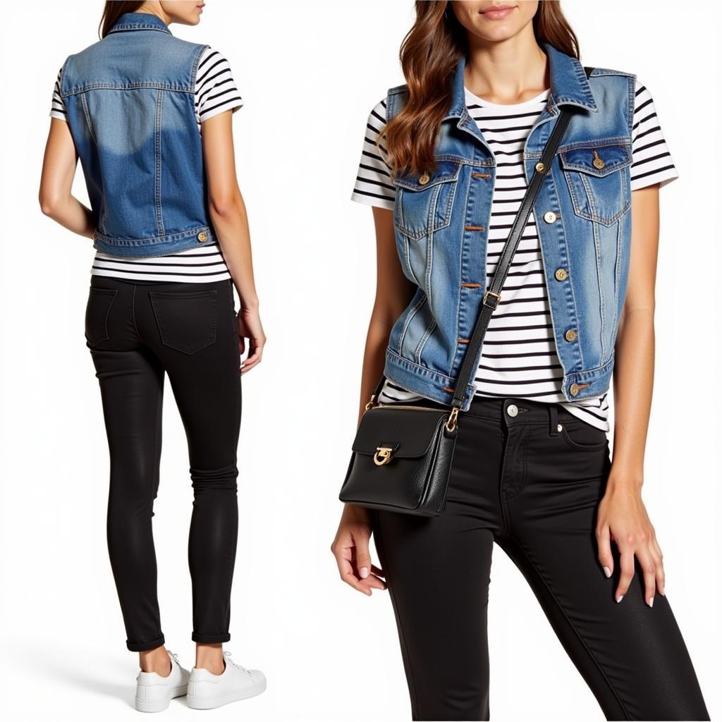  Casual Outfit with We The Free Tate Denim Vest 