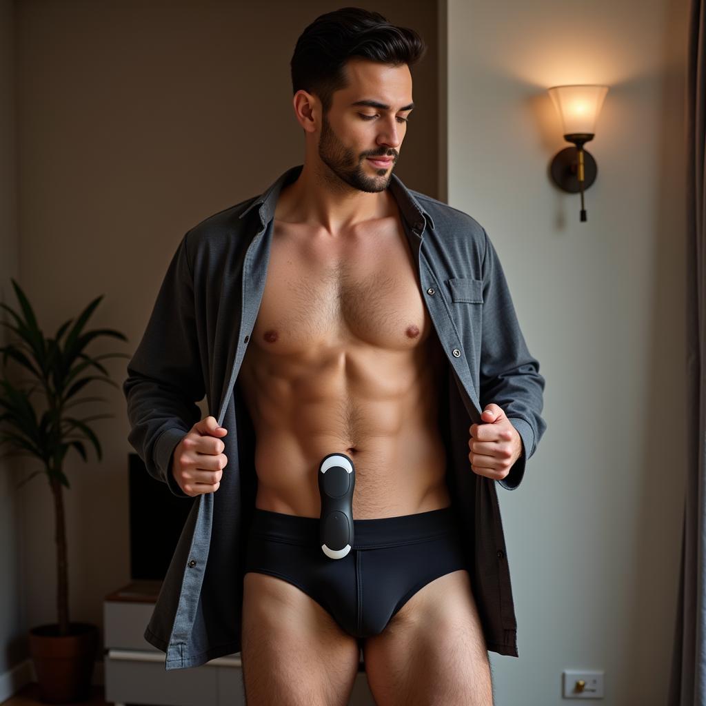 Discreet Pleasure with a Wearable Male Sex Toy