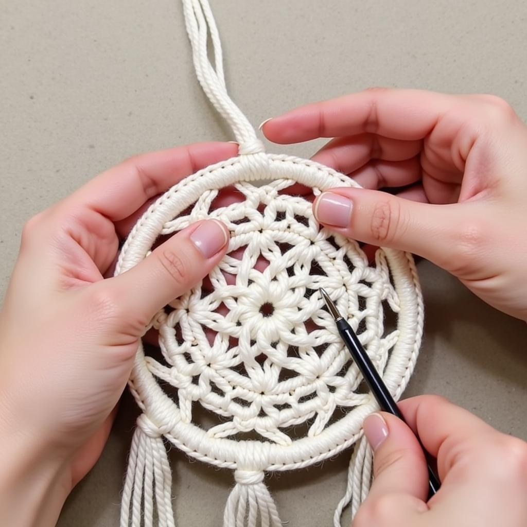 Weaving a Dreamcatcher Web