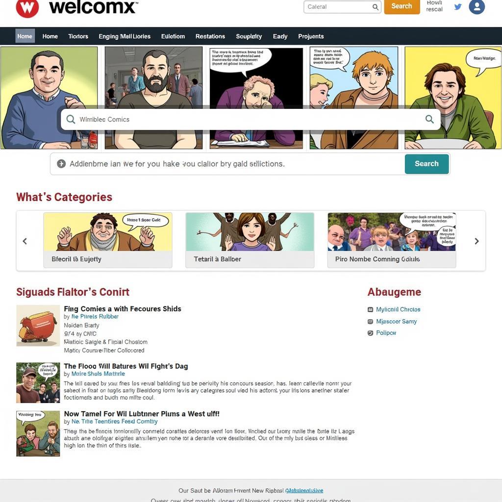 Welcomix homepage