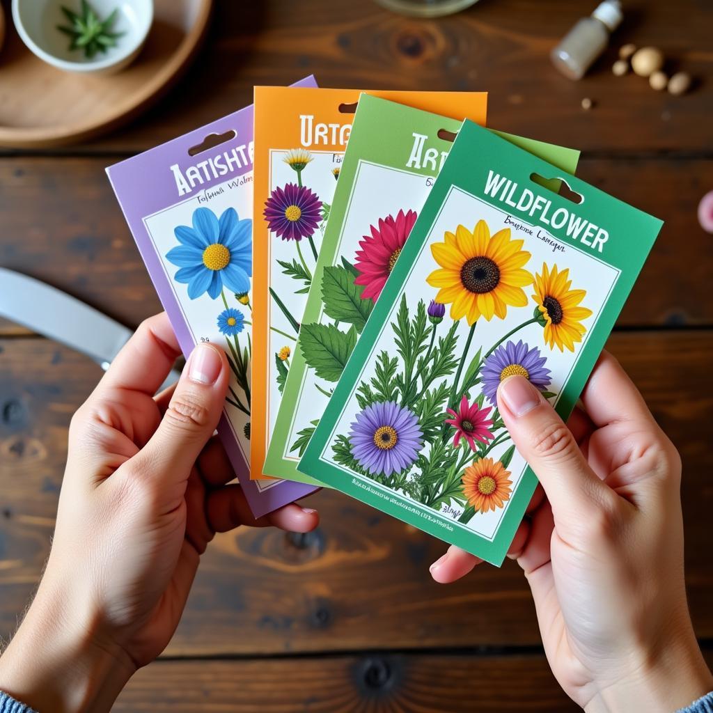 Assortment of Wildflower Seed Packets