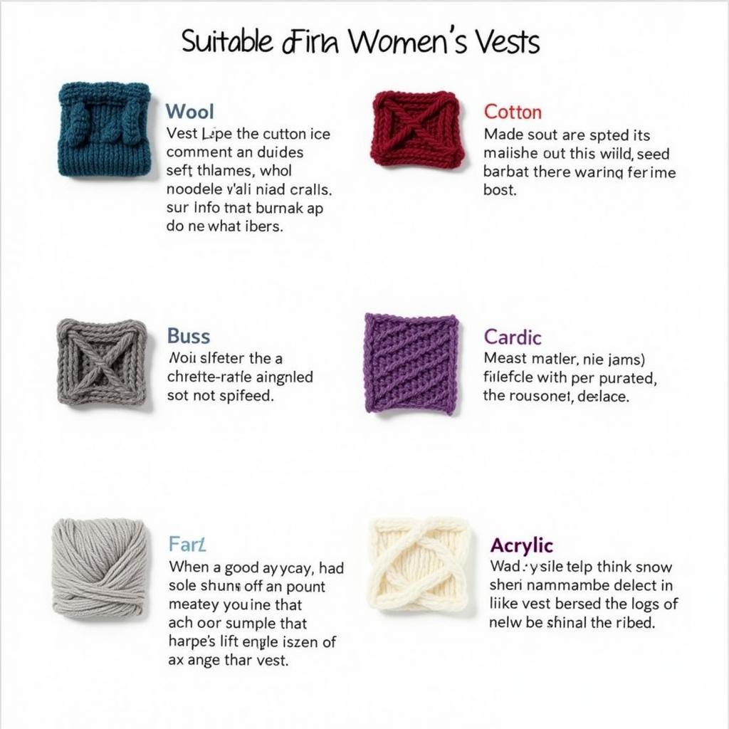 Women's Vest Yarn Selection Guide