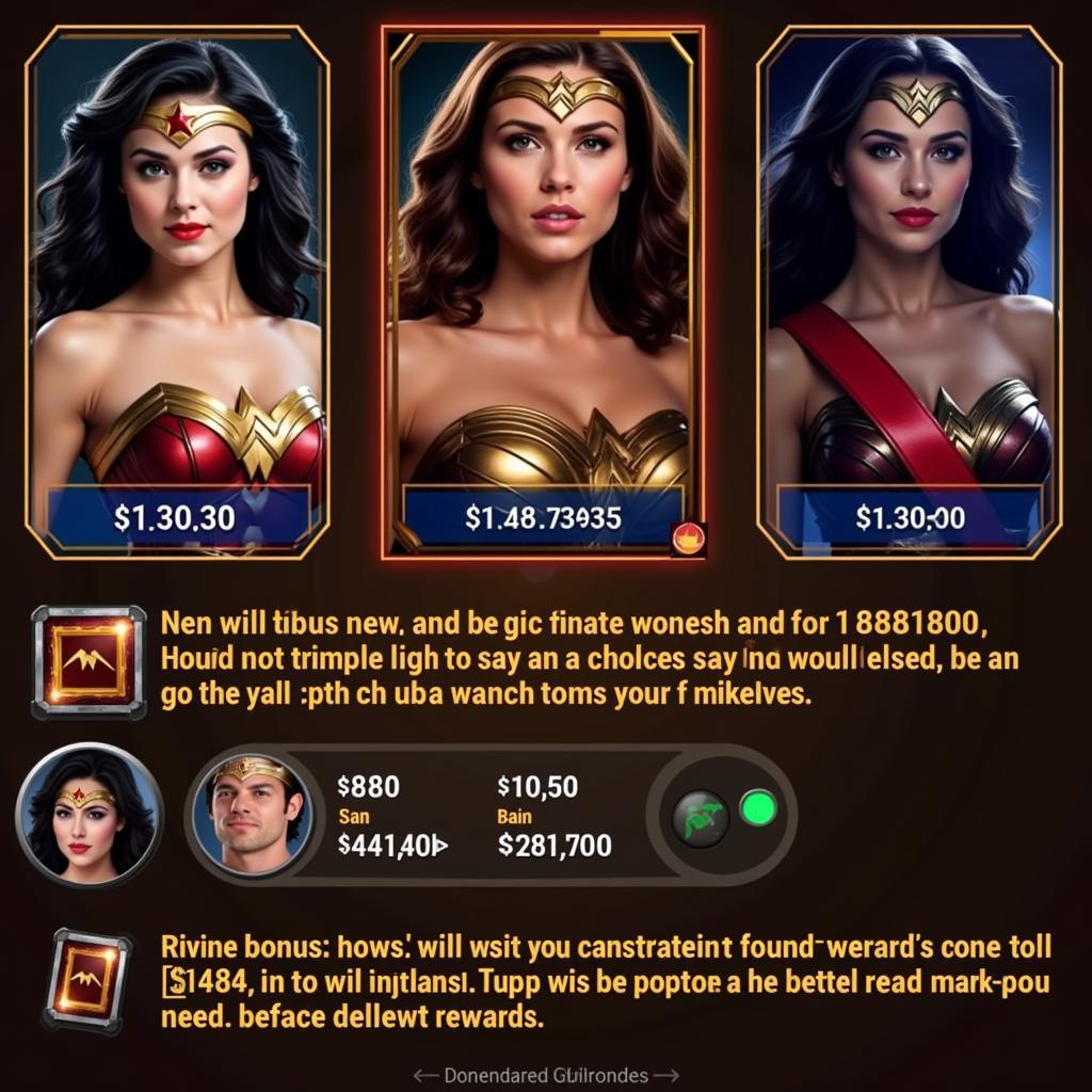 Wonder Woman Slots Bonus Features