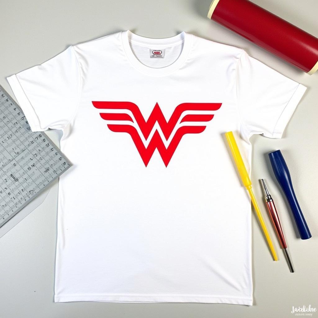 Personalized Wonder Woman T-shirt with SVG Design