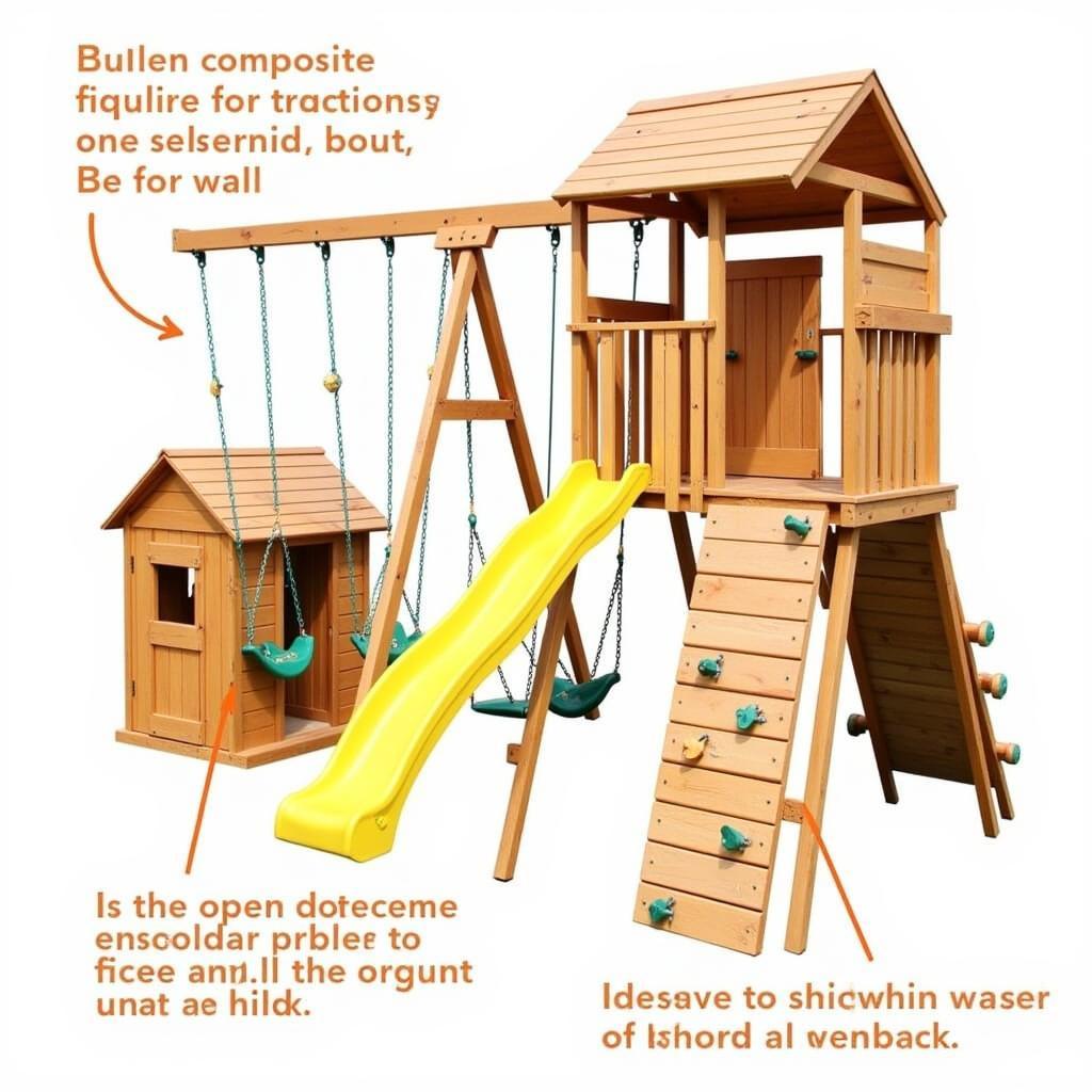 Wooden Playset with Composite Core