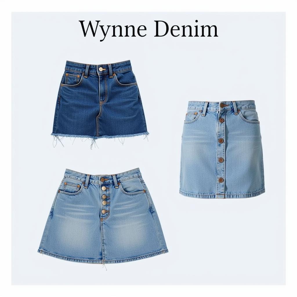 Various Styles of We The Free Wynne Denim Skirt