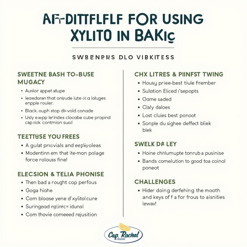 Using Xylitol in Baking