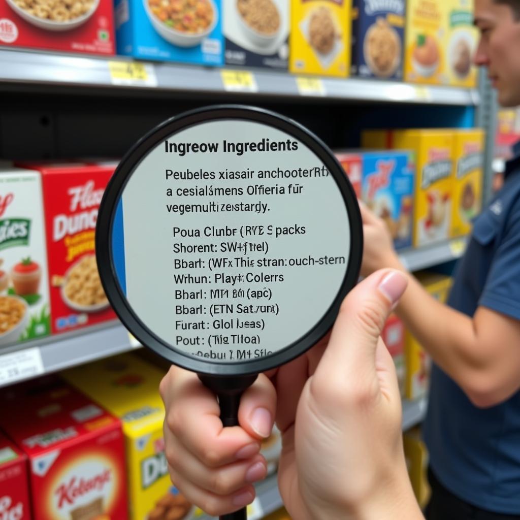 Reading Cereal Labels for Yeast