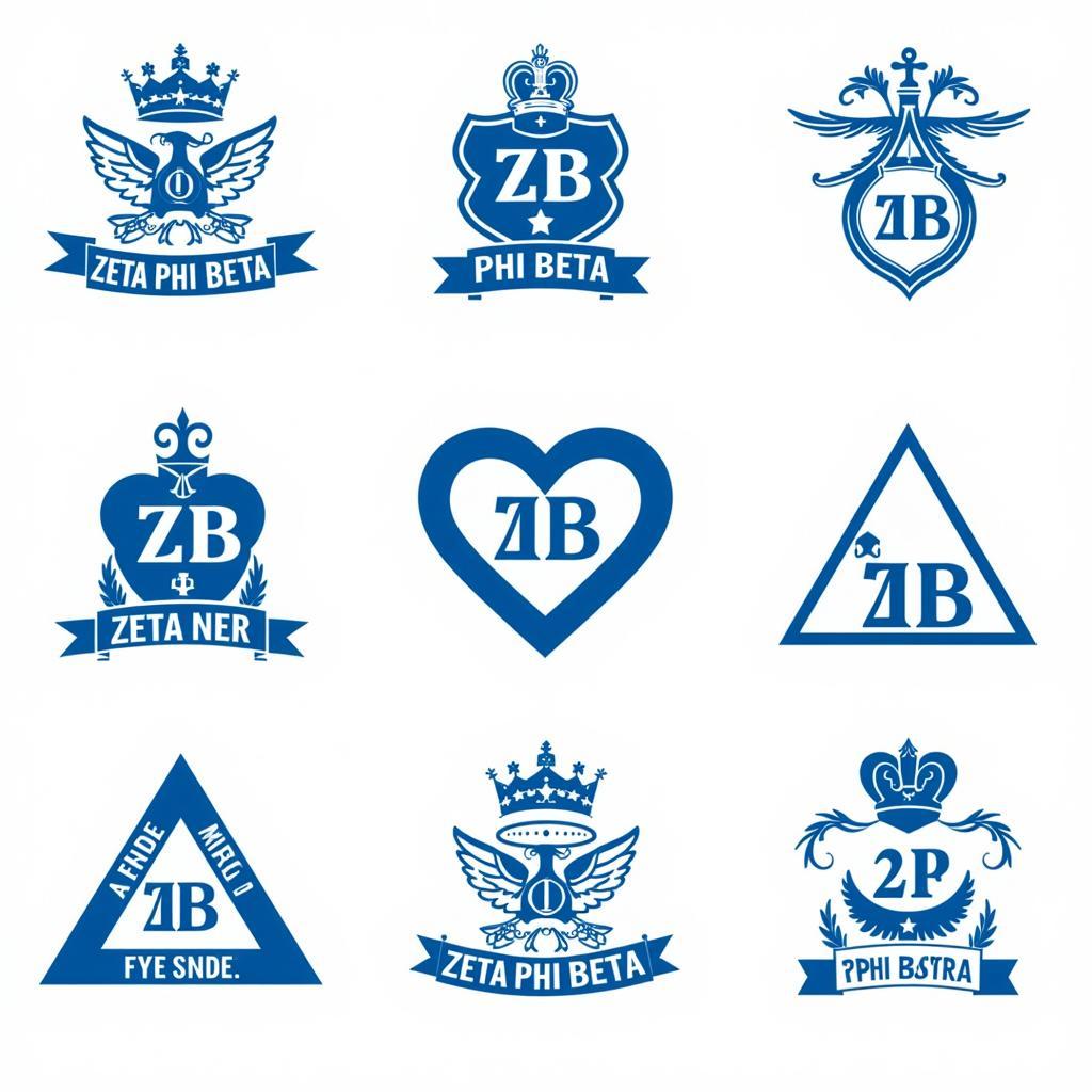 Zeta Phi Beta SVG Designs