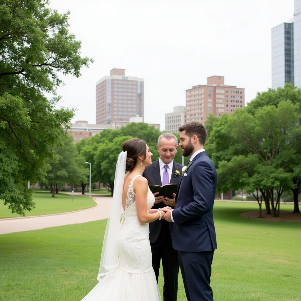 Zilker Park Wedding Ceremony