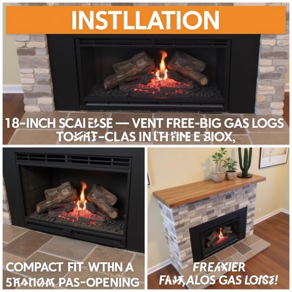 Installing 18 Inch Vent-Free Gas Logs