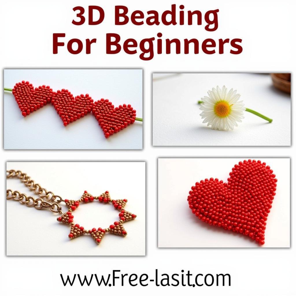 Easy 3D beading patterns for beginners