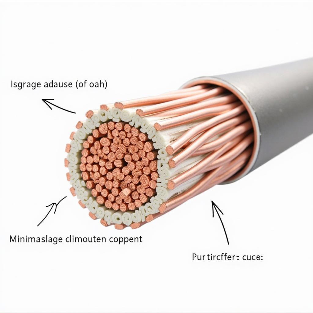 4 Gauge OFC Wire Internal Structure