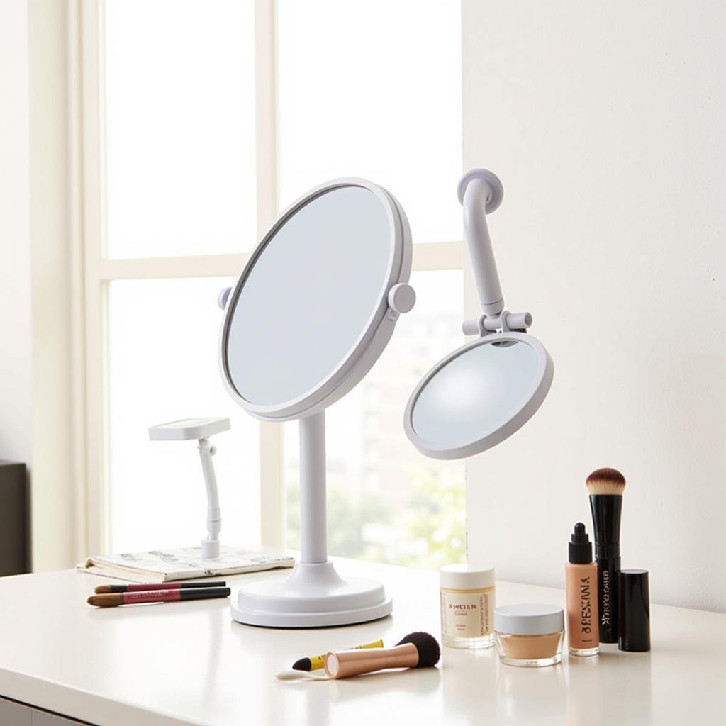 Adjustable Free Standing Makeup Mirror