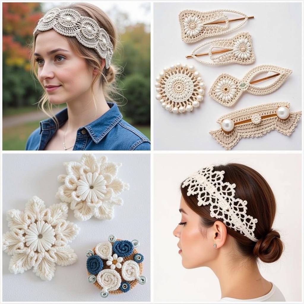 Advanced Crochet Hair Accessories