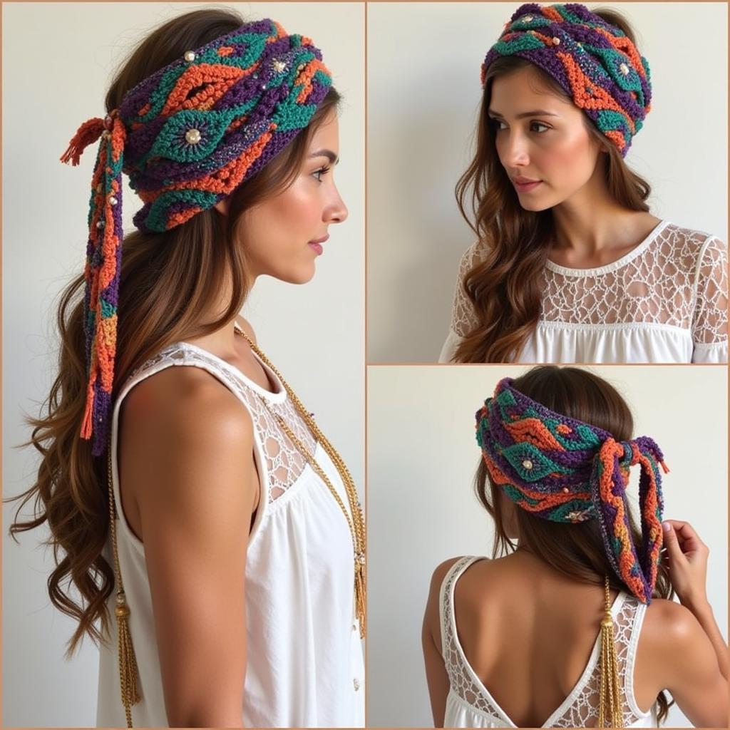 Advanced Crochet Hair Wrap Pattern