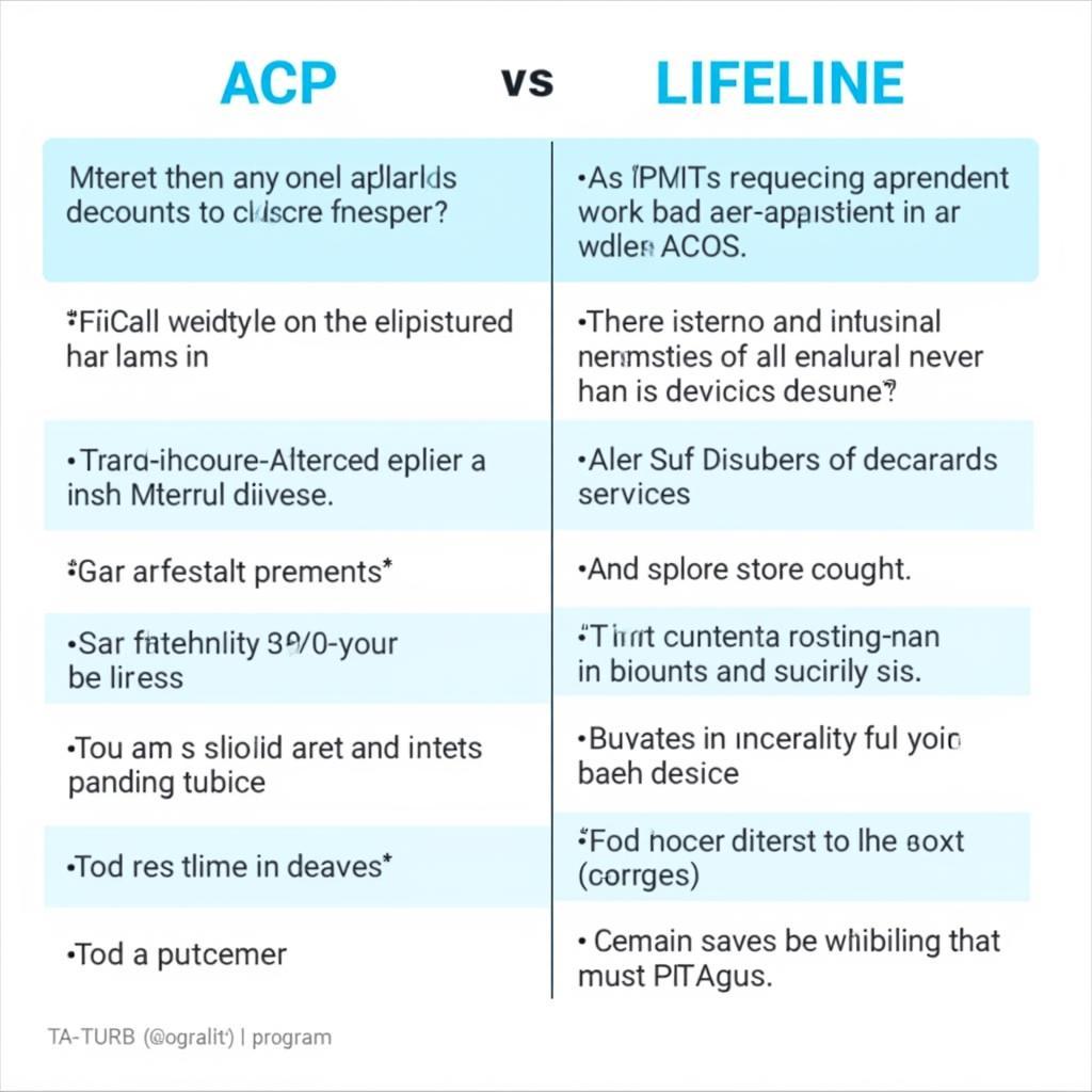 Comparing Affordable Connectivity Programs like ACP and Lifeline