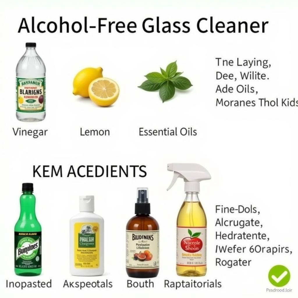 Alcohol-Free Glass Cleaner Ingredients