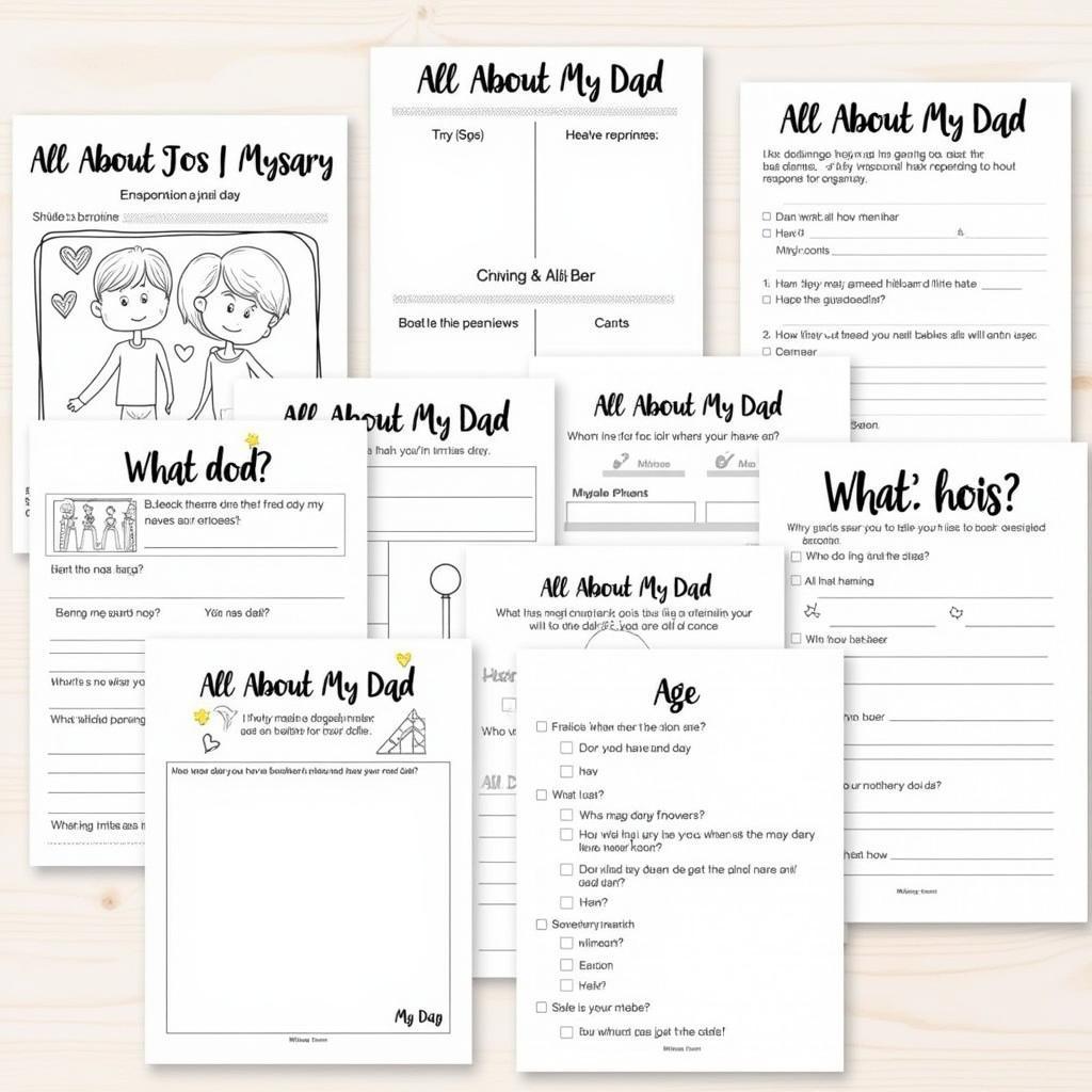 All About My Dad Printable PDF Free Download Options