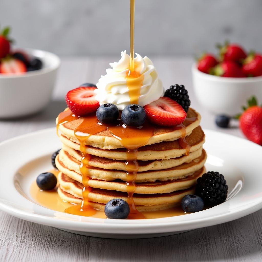 Allergy-Free Pancakes with Toppings