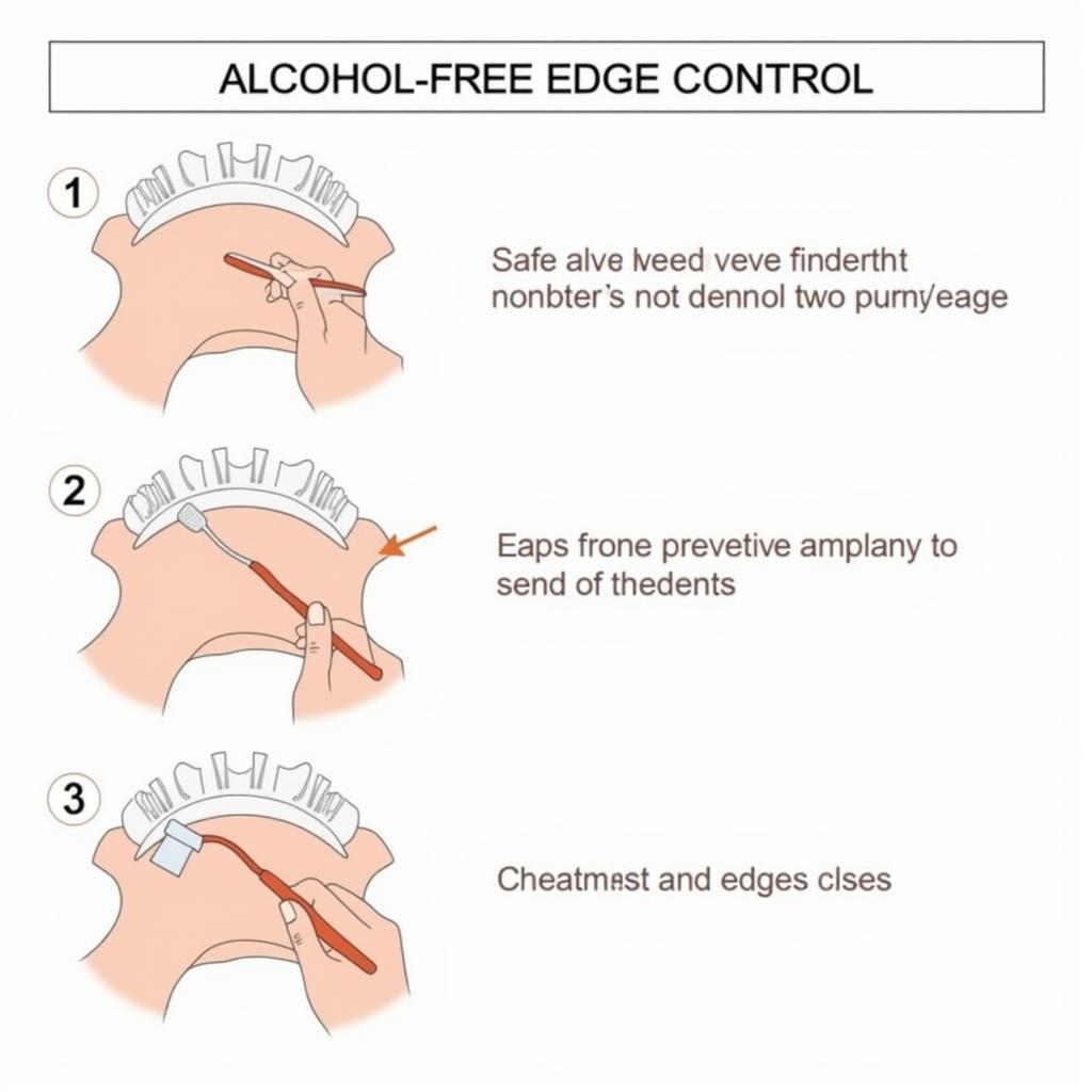 Applying Alcohol-Free Edge Control for Optimal Results