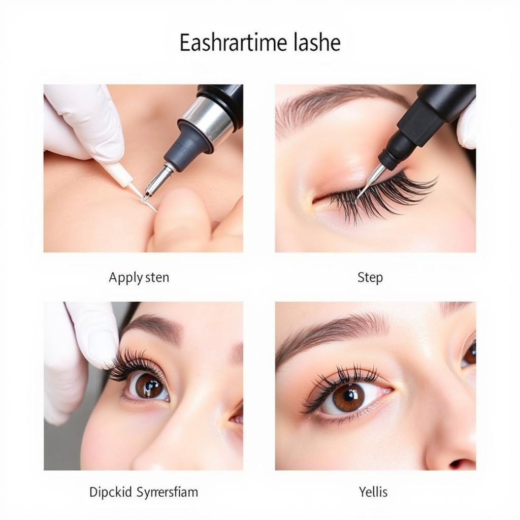 Applying Cyano-Free Lash Glue