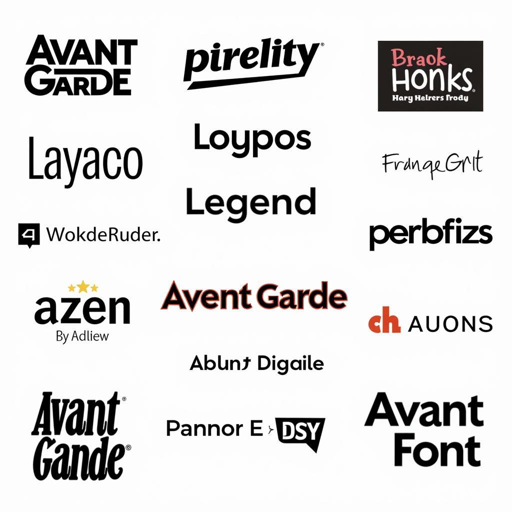 Avant Garde ITC Font Examples