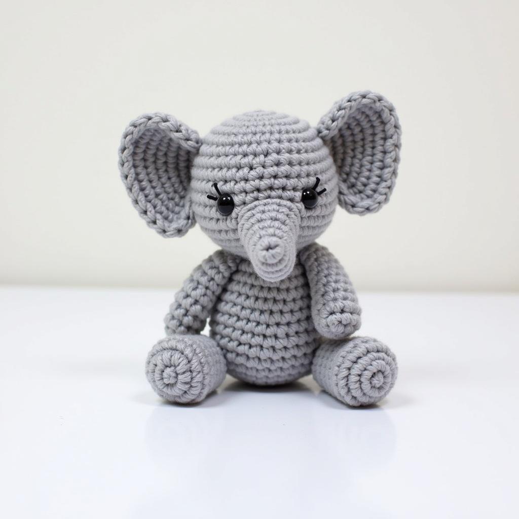 Baby Elephant Amigurumi Crochet Pattern PDF