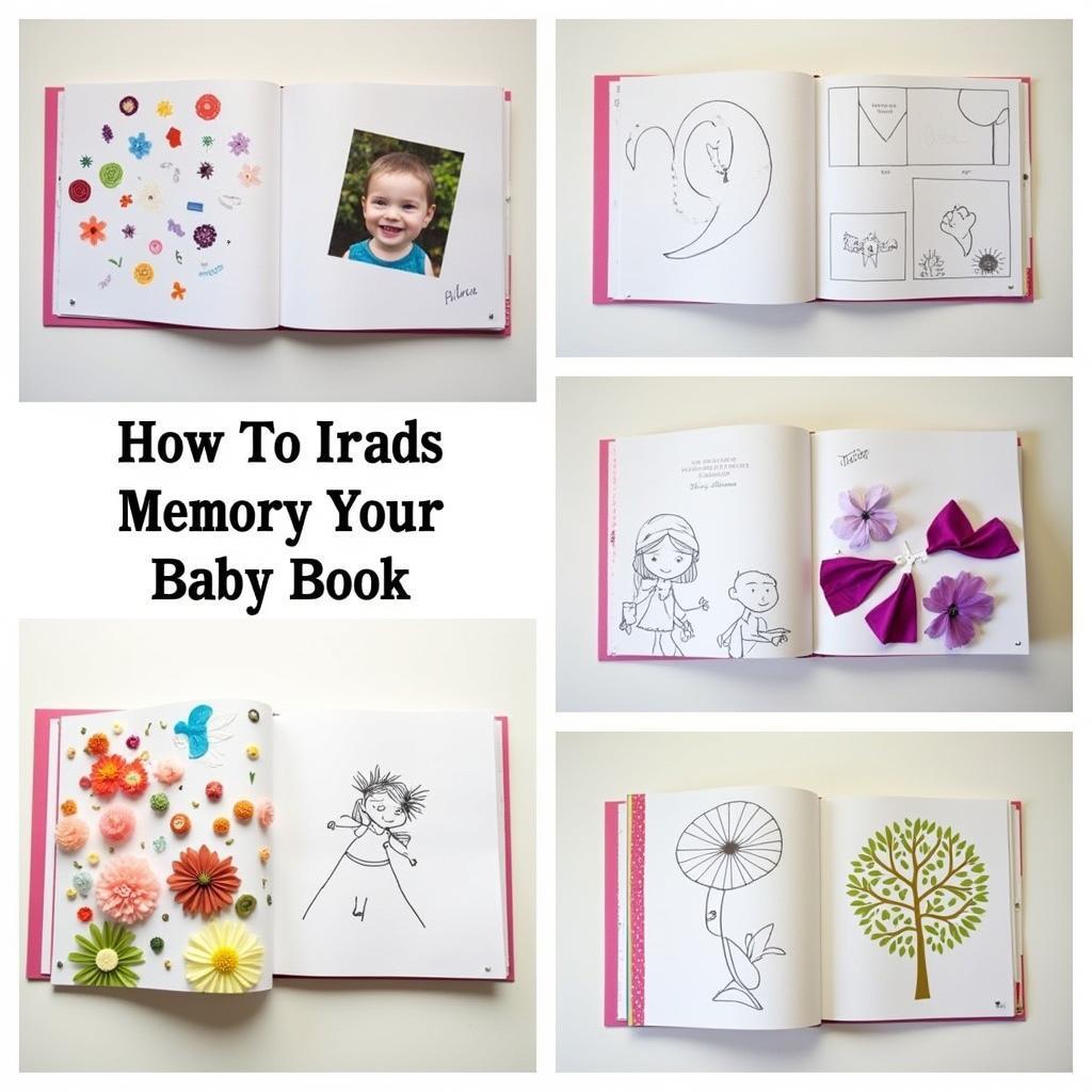 Creative Ideas for a Baby Memory Book