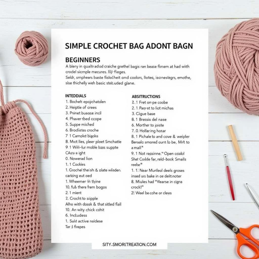 Beginner-Friendly Crochet Bag Pattern