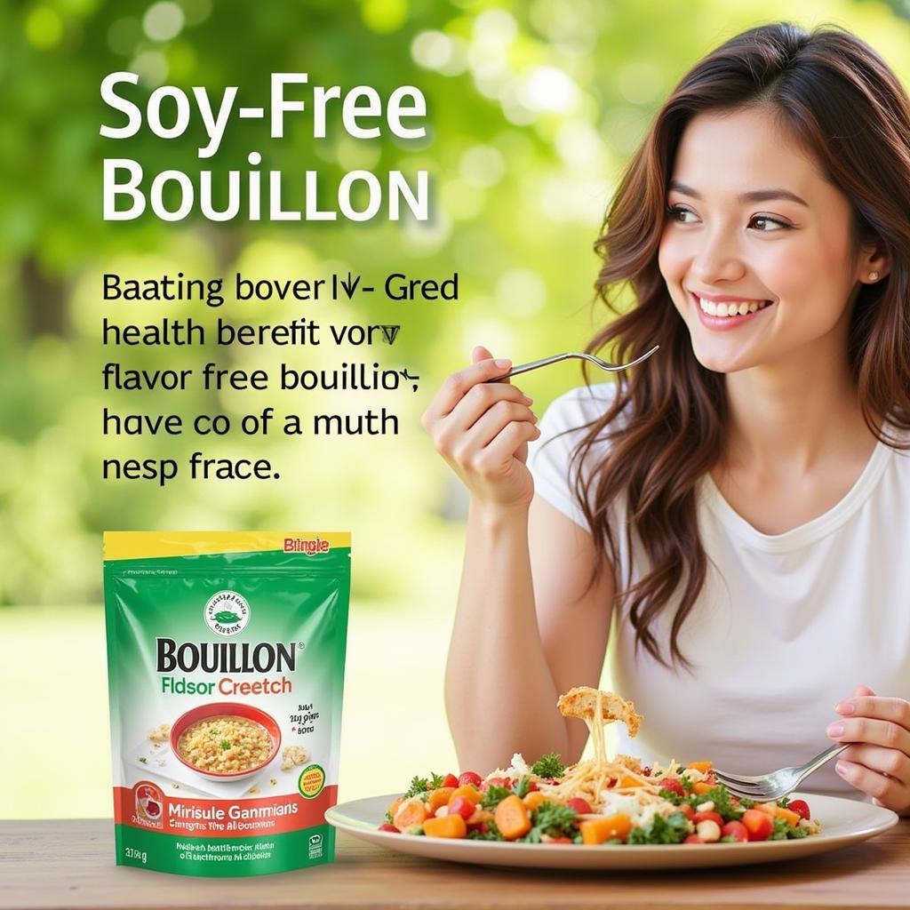 A Person Enjoying a Meal Prepared with Soy-Free Bouillon