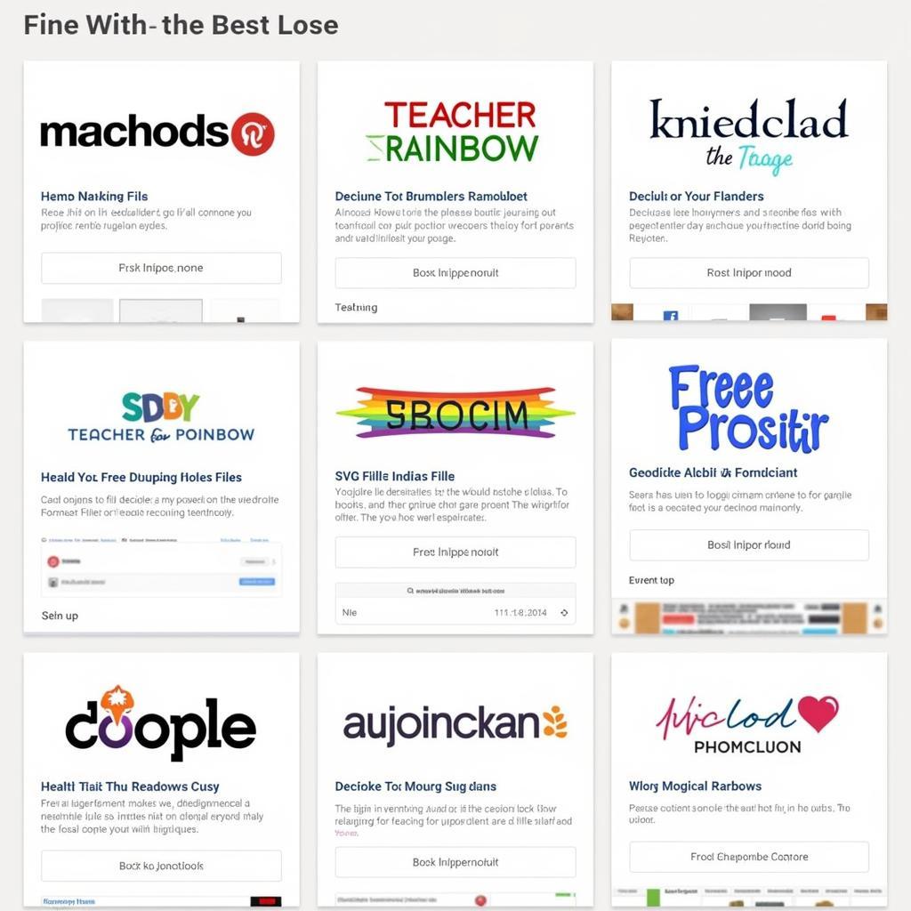 Top Websites Offering Free Teacher Rainbow SVG Files