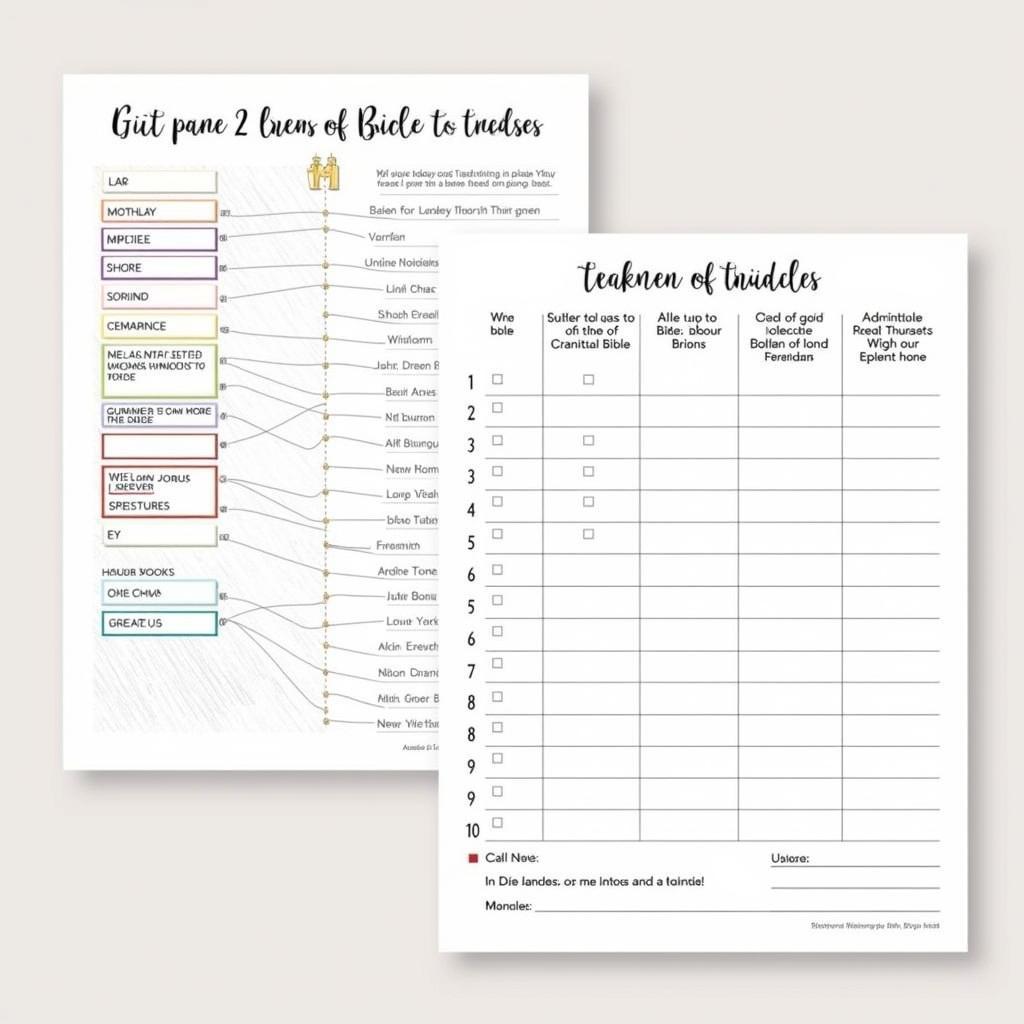 Free Printable Chronological Bible Reading Tracker