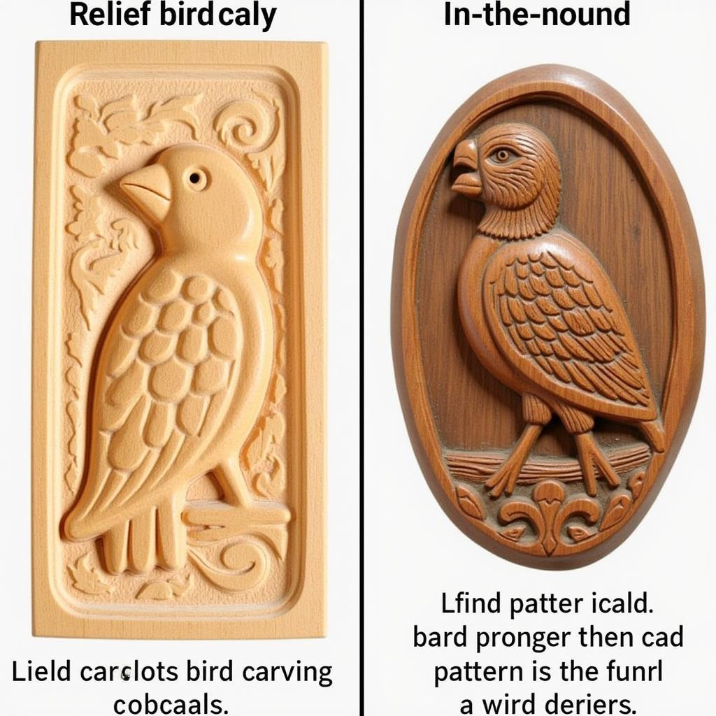 Bird Carving Styles: Relief and In-the-Round