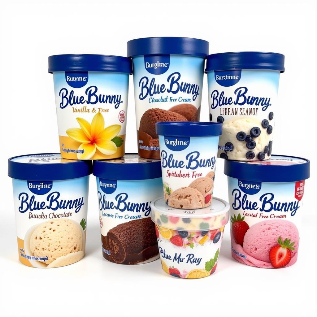 Blue Bunny Lactose Free Ice Cream Variety