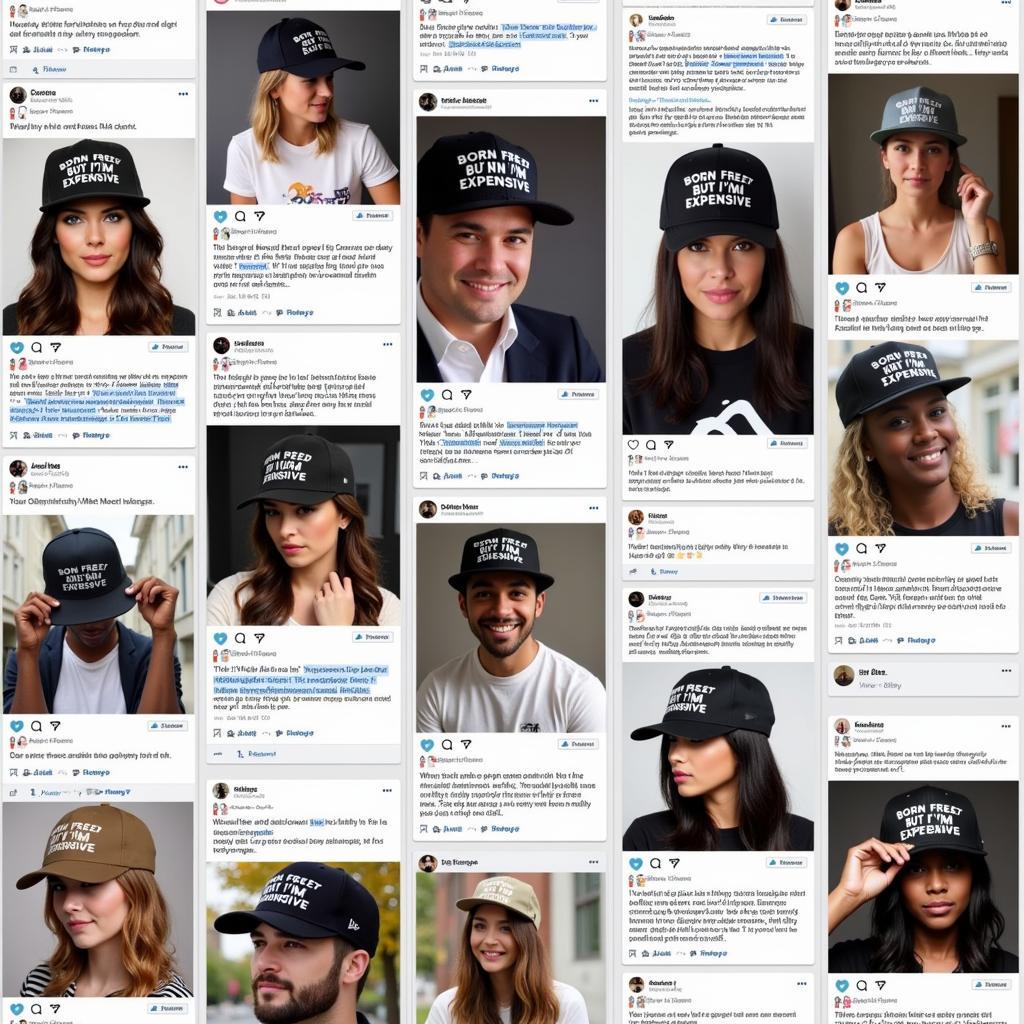 Born Free Expensive Hat Social Media Trend