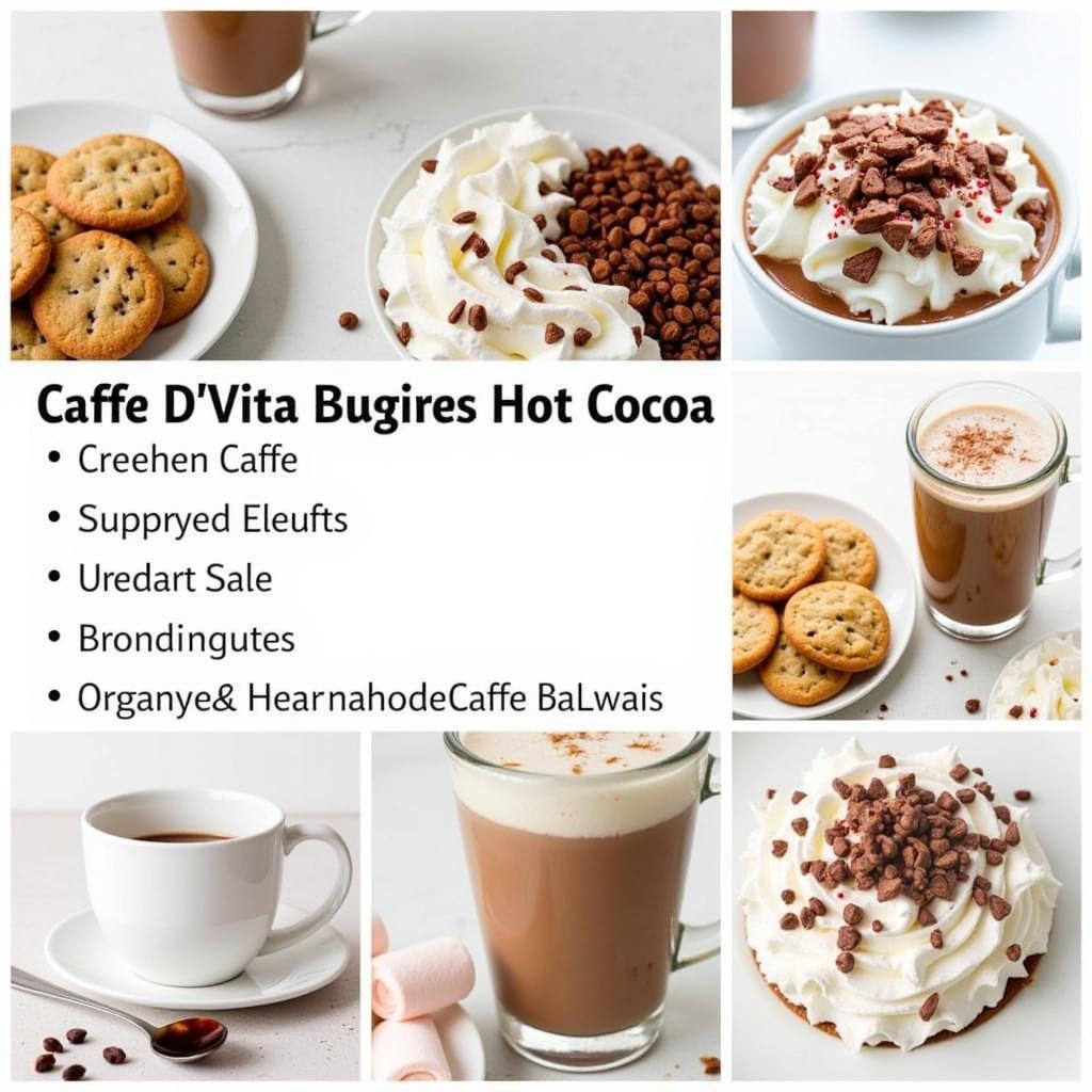 Caffe D'Vita Sugar Free Hot Cocoa Serving Suggestions