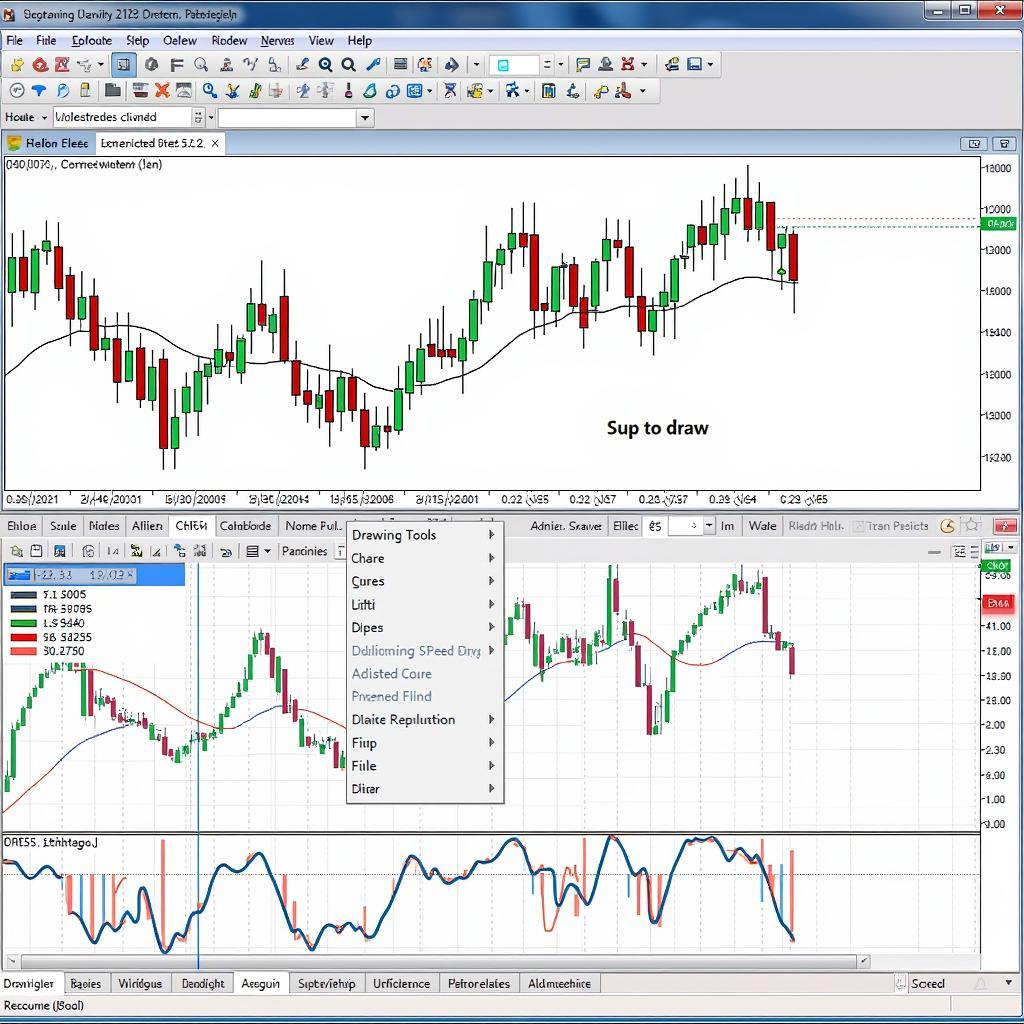 Navigating a Typical Candle Software Interface