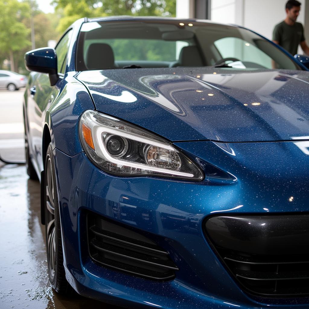 Car After a Spot-Free Rinse