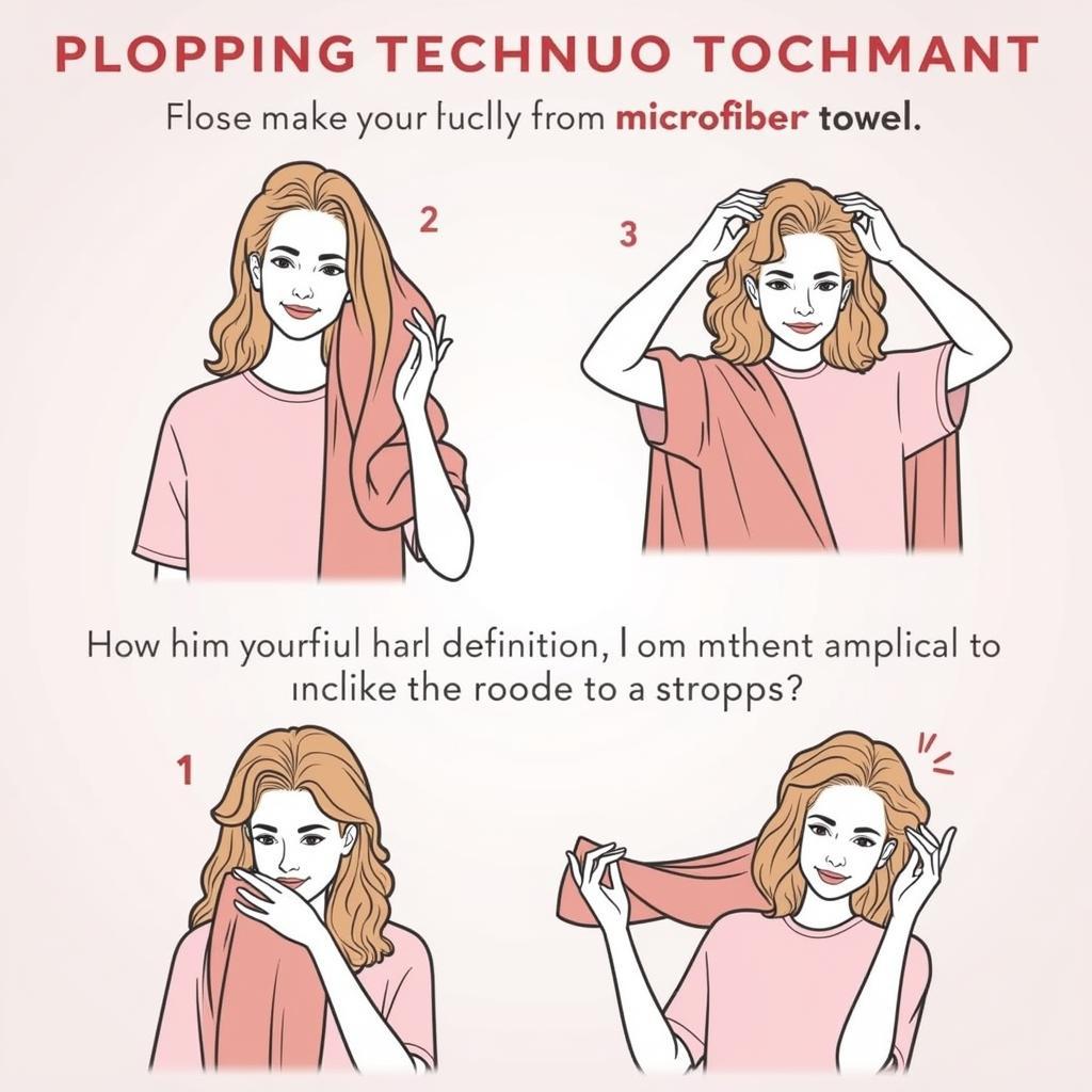 The plopping technique for care-free curls.