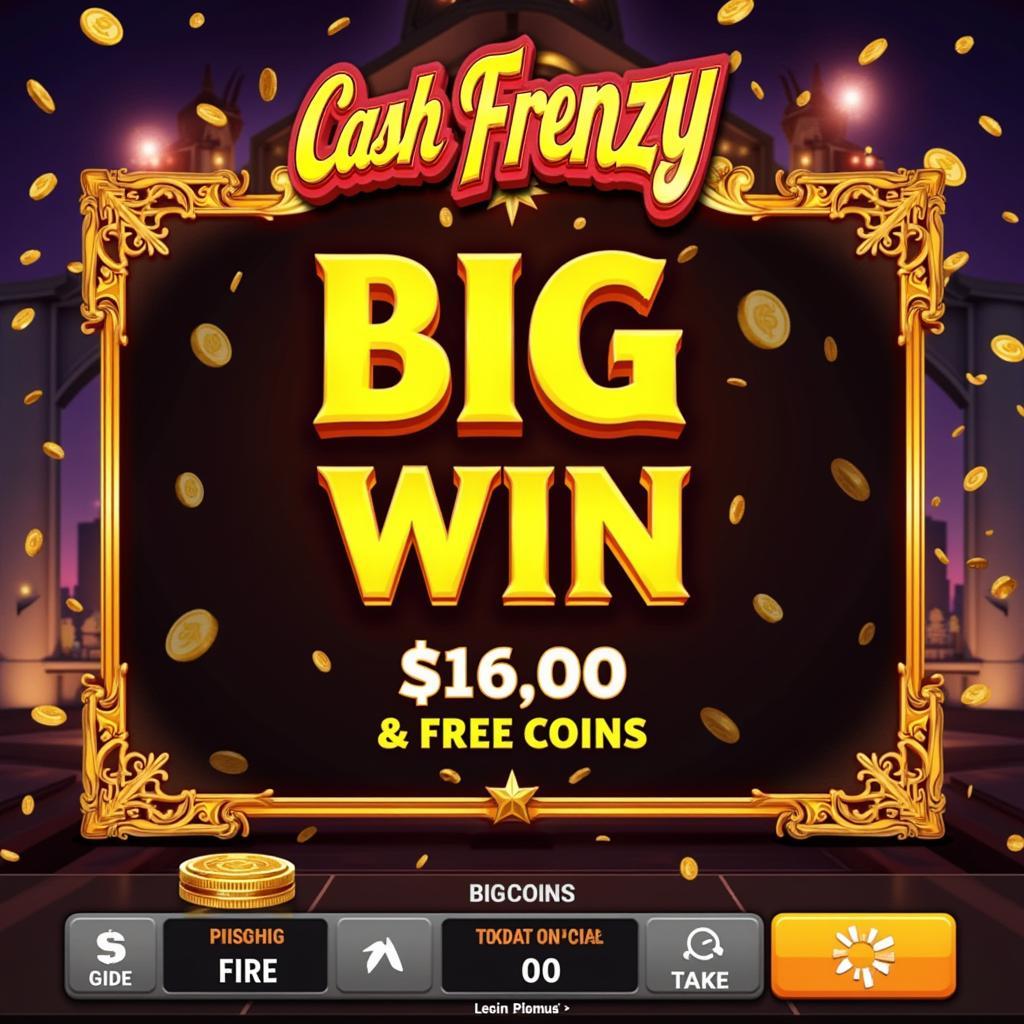 Cash Frenzy Big Win Screenshot
