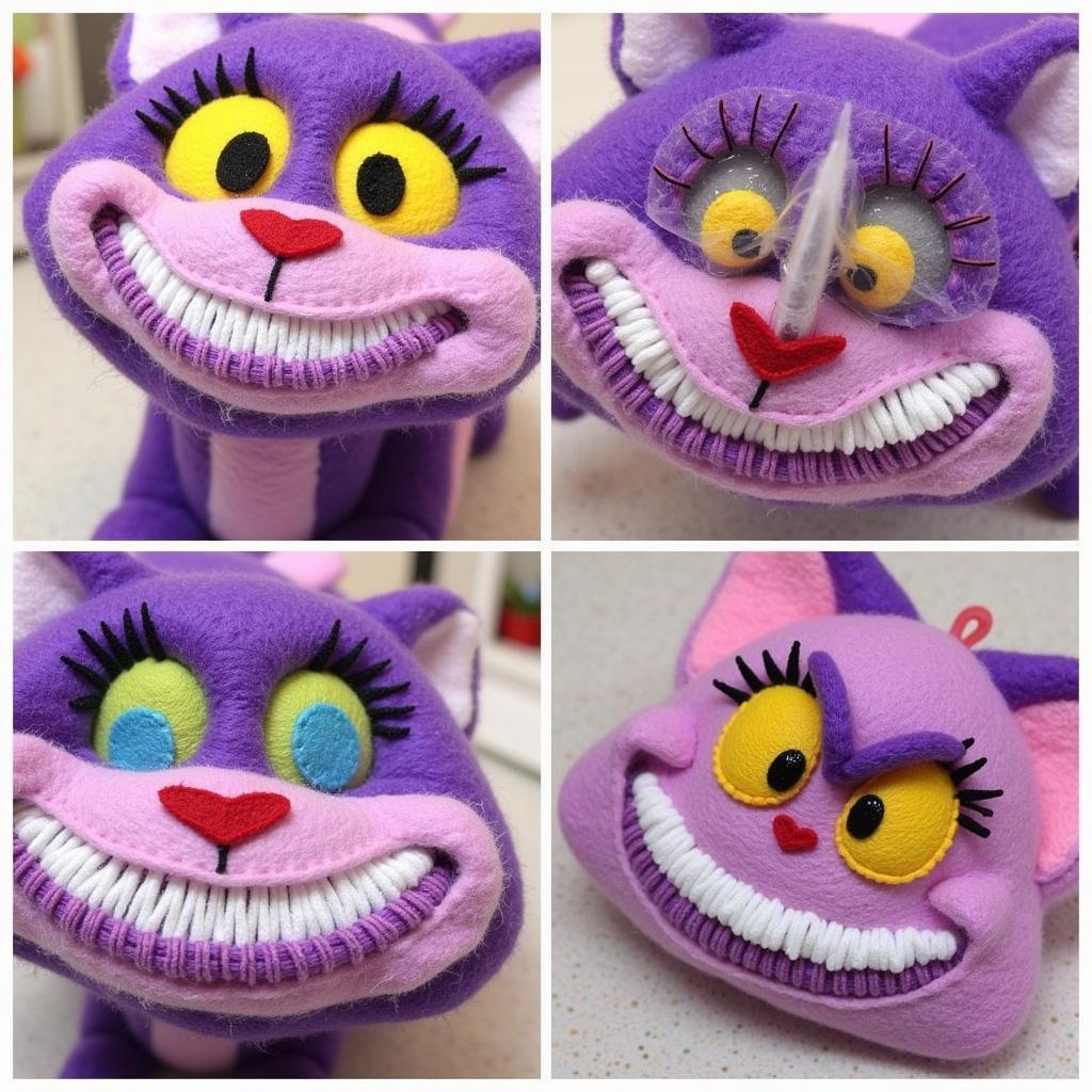 Creating the Cheshire Cat's Iconic Grin in Crochet