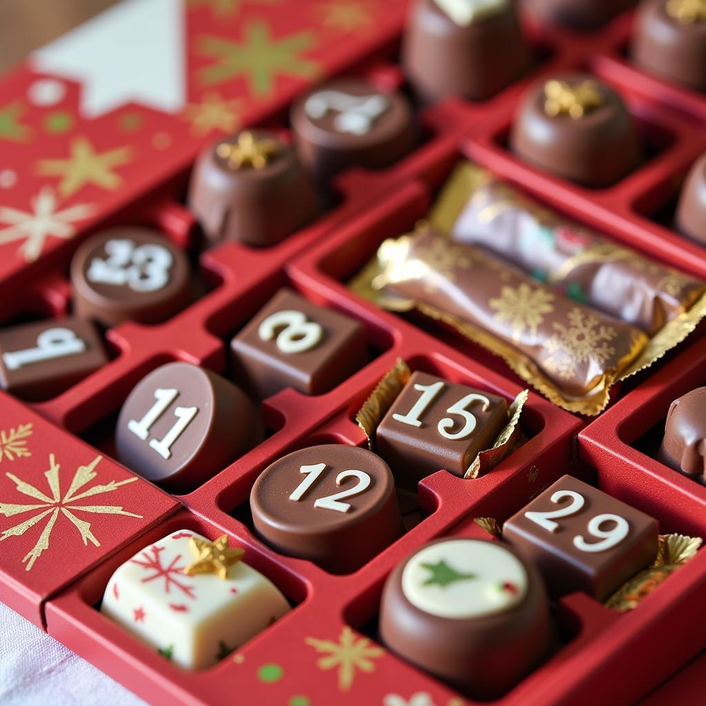 Chocolate Advent Calendar Nut Free Features