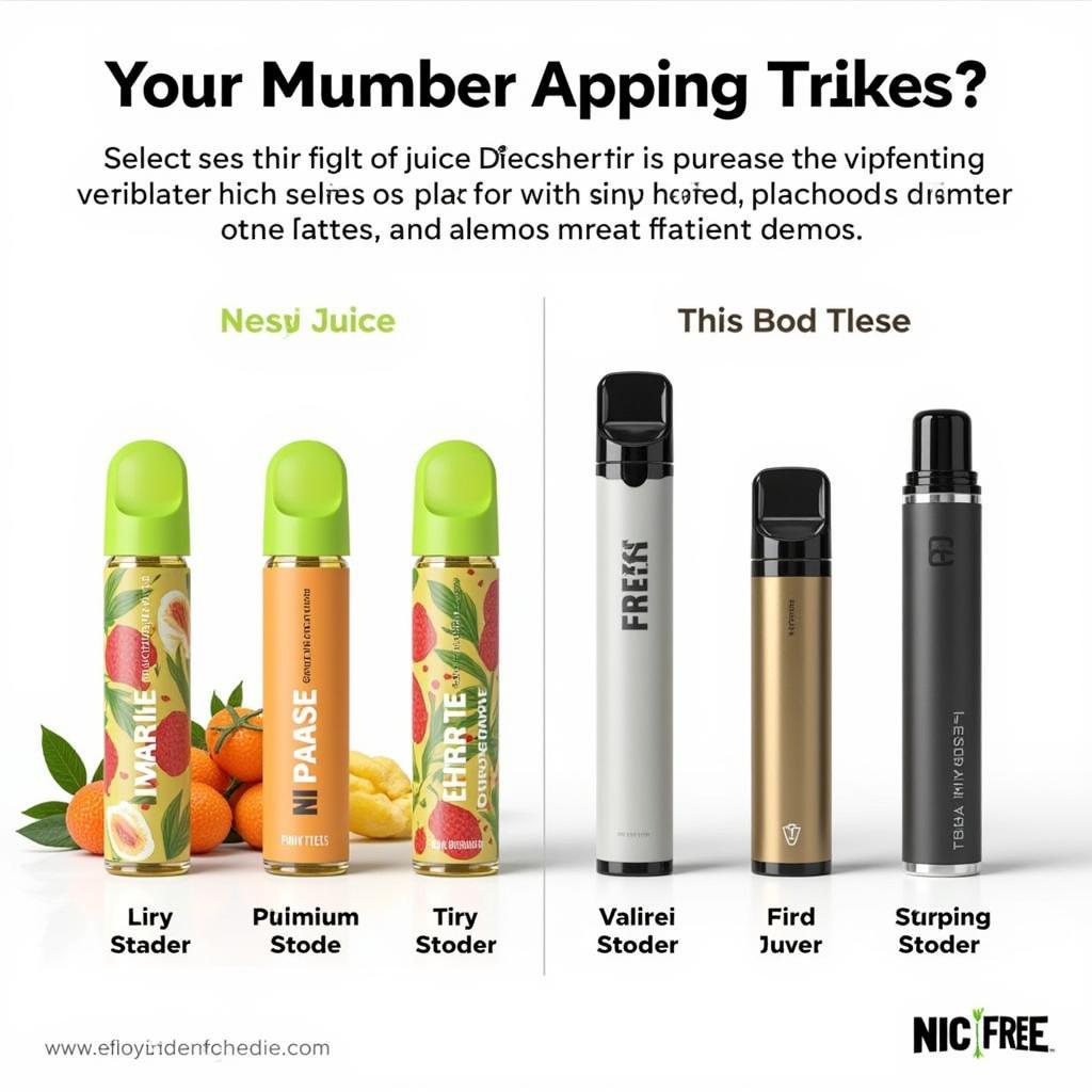 Choosing the right nic free juice and device for an optimal vaping experience.